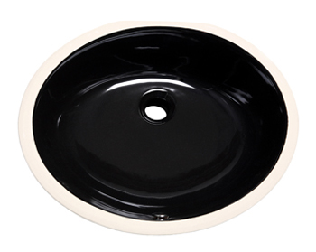 Undermount Bathroom Sinks on Bathroom Vanity Sink Blk Black Oval Vanity Undermount Sink