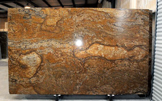 An image of a full size, uncut Granite Slab.