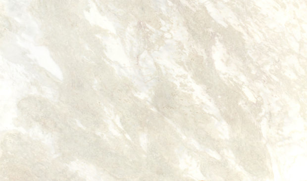 Bianco Rhino Marble - White Background over Soft Golden Veining